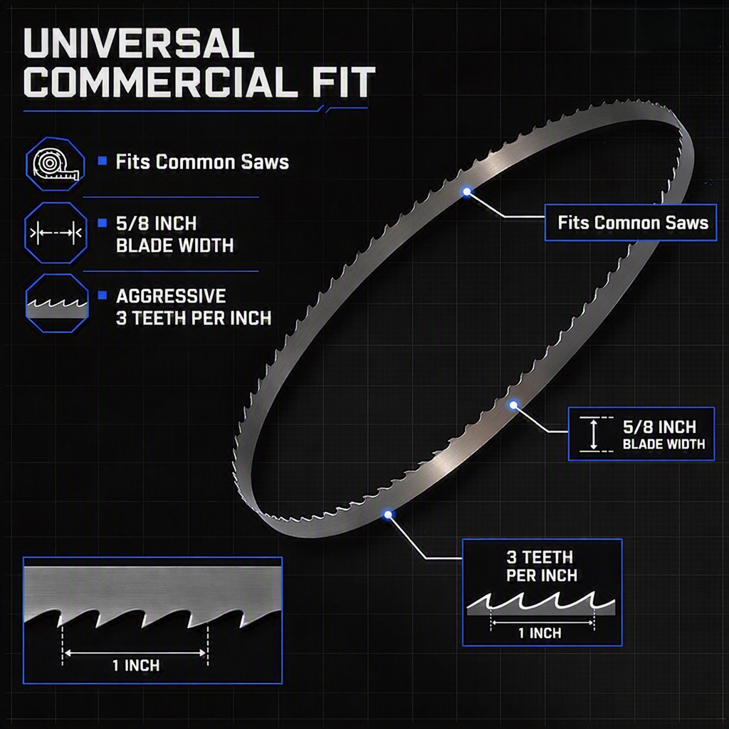 EESi Bone-In Meat Bandsaw Blade – Stainless Steel