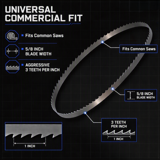 EESi Bone-In Meat Bandsaw Blade – Stainless Steel