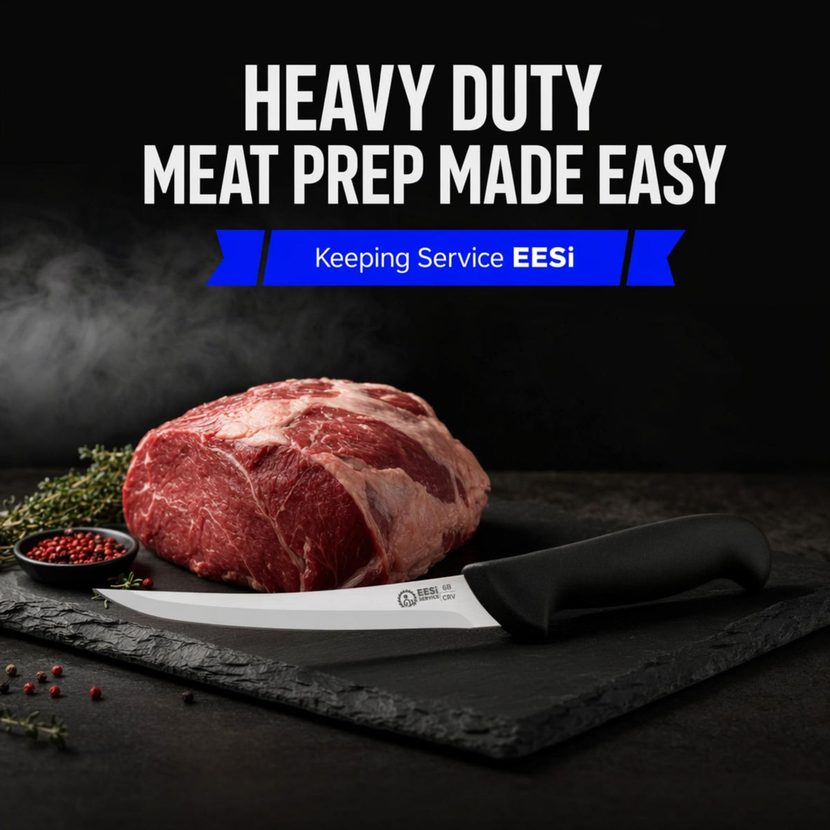 EESi 6" Curved Boning Knife – High Carbon Stainless Steel Blade - Product Alternate Detail